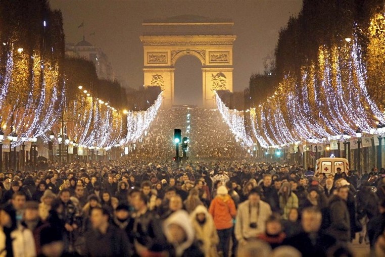 New Year's Eve at Champs Elysees